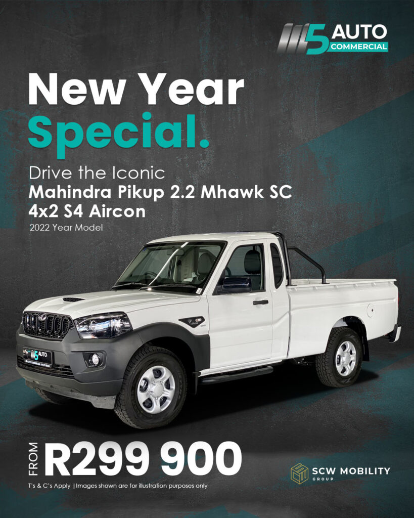 2022 Mahindra Pikup from R299 900*