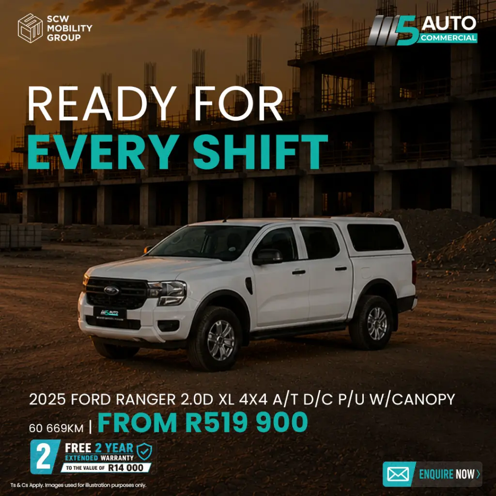 2025 Ford Ranger from R519 900*
