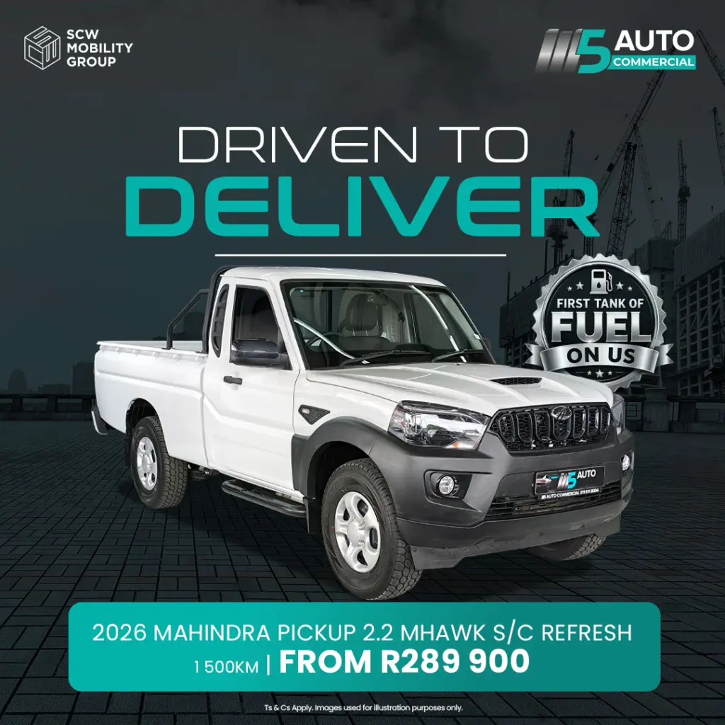 2026 Mahindra Pik Up 2.2 Mhawk SC Refresh from R289 900*