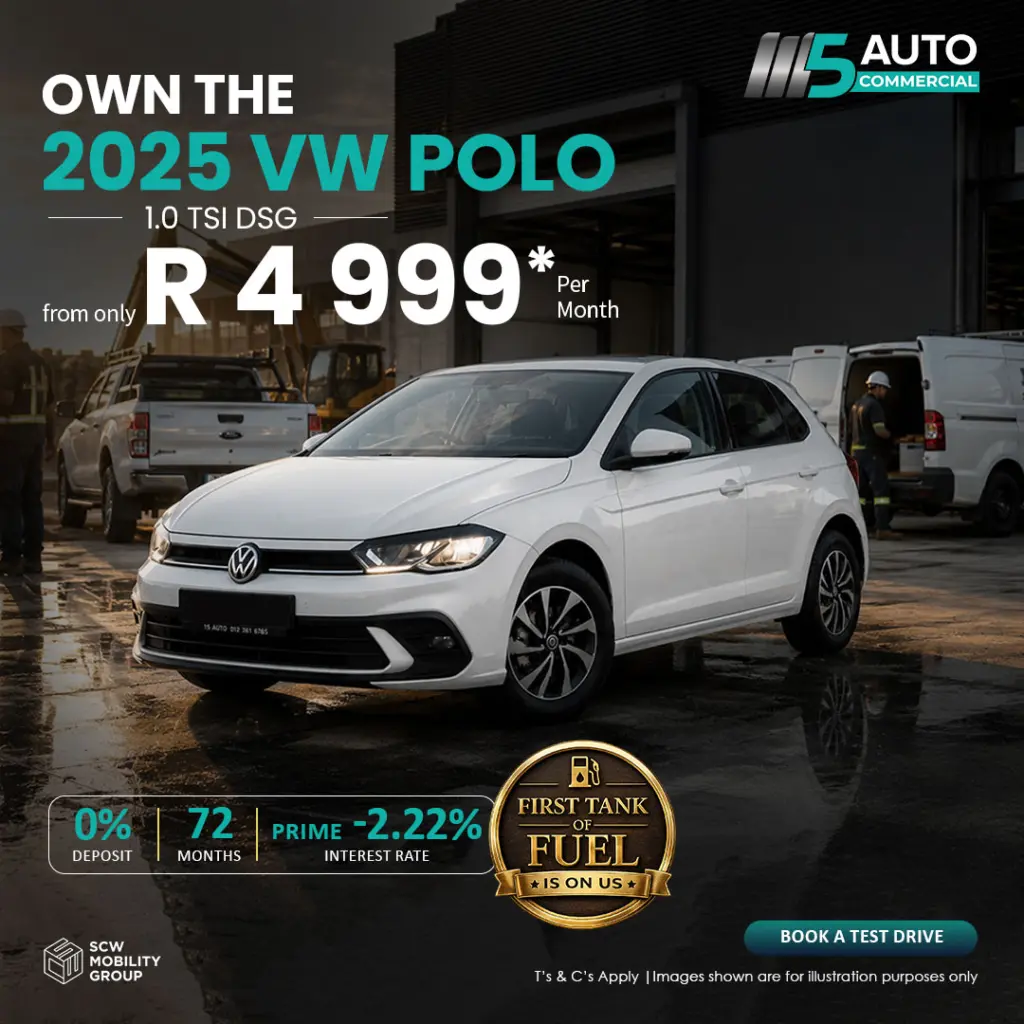 2025 VW Polo 1.0 TSI DSG from only R4 999*