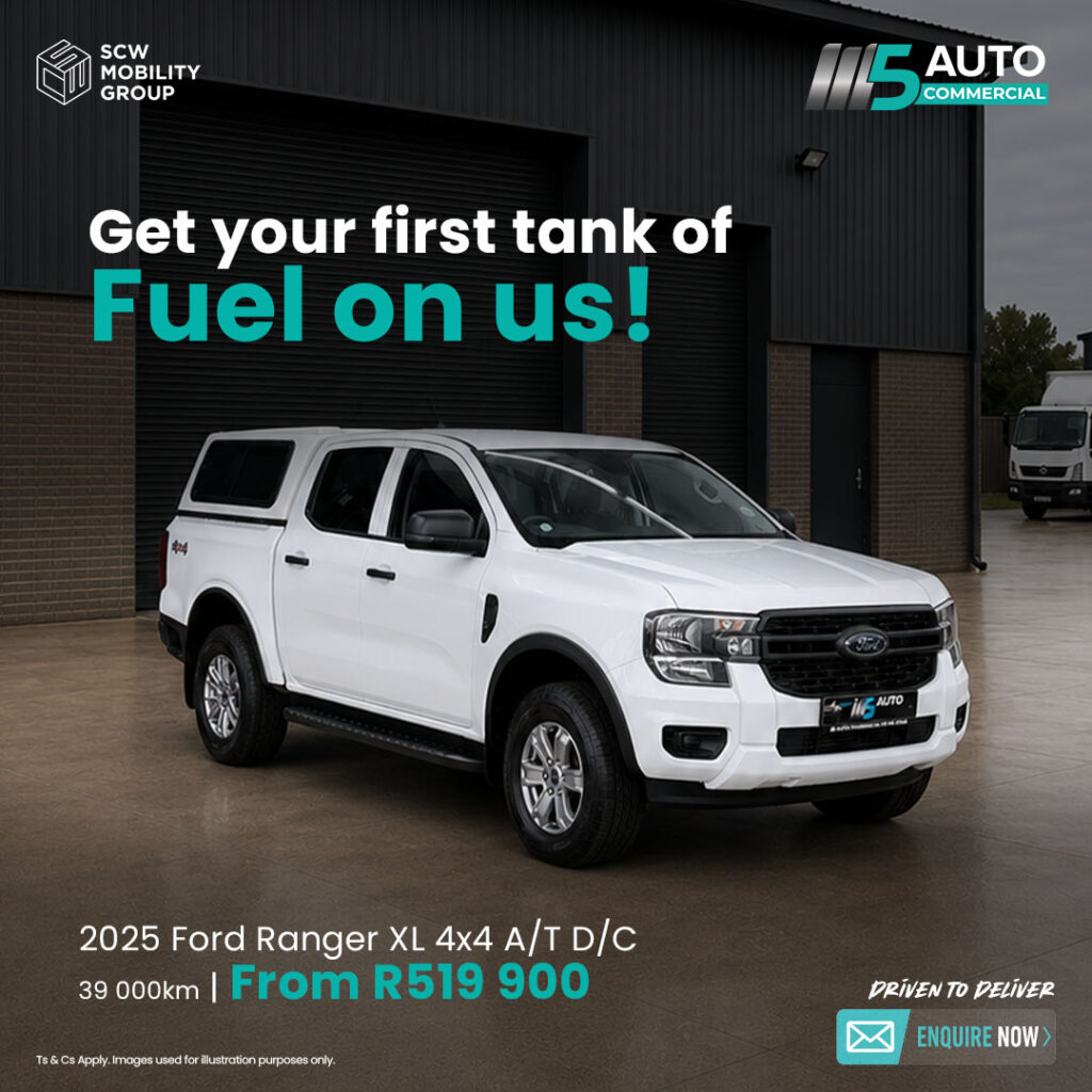 2025 Ford Ranger XL 4X4 AT DC from R519 900 + Fuel*