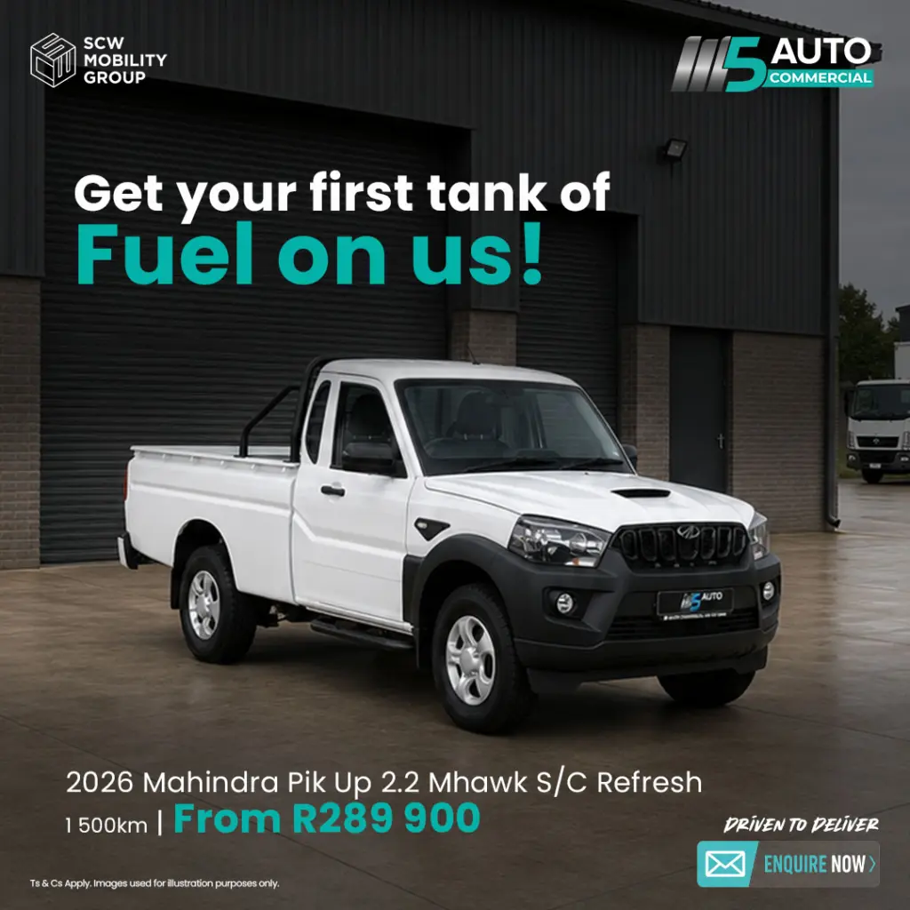 2026 Mahindra Pik Up 2.2 Mhwak SC Refresh from R289 900 + Fuel*
