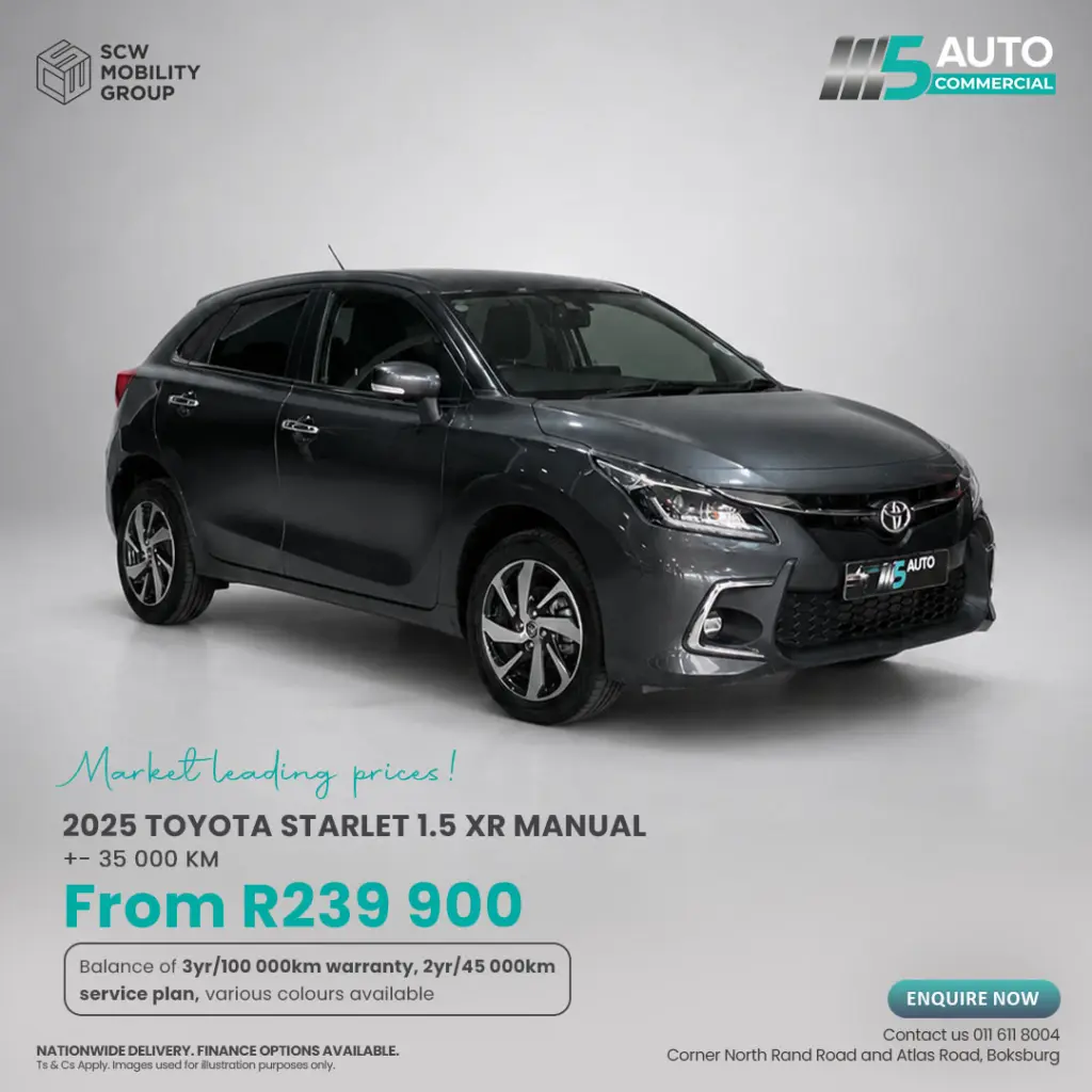 2025 Toyota Startlet Grey from R239 900*