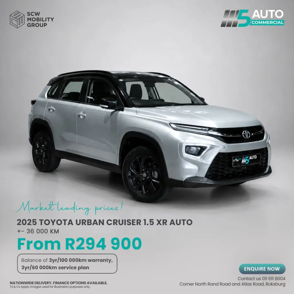 2025 Toyota Urban Cruiser from R294 900*