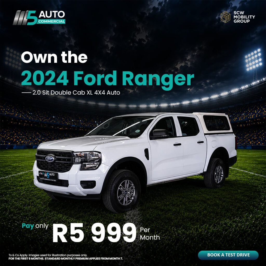 2024 Ford Ranger from R5 999 p/m*