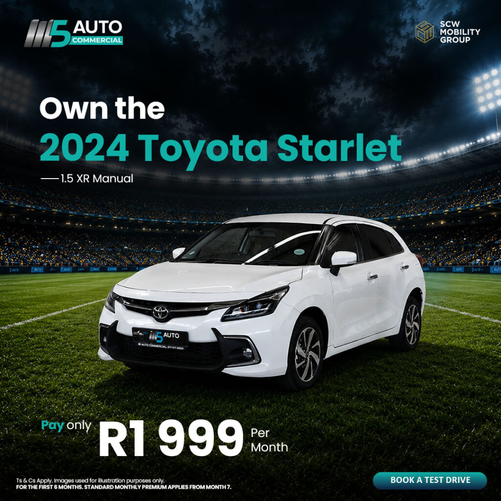 2024 Toyota Starlet from R1 999 p/m*