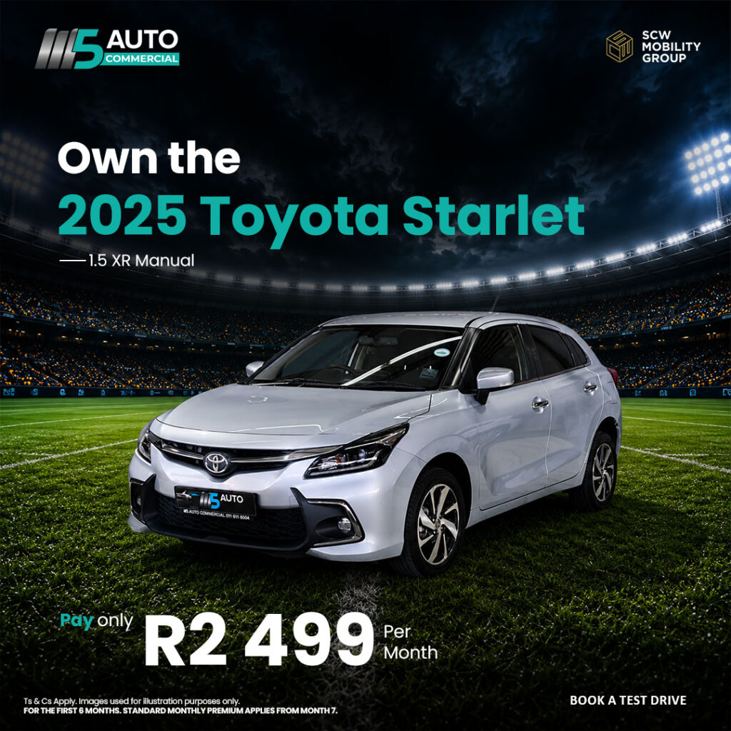 2025 Toyota Starlet from R2 499 p/m*